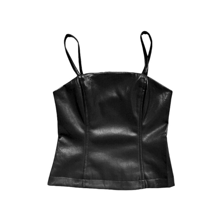 Katie J NYC Lexie Vegan Leather Bustier