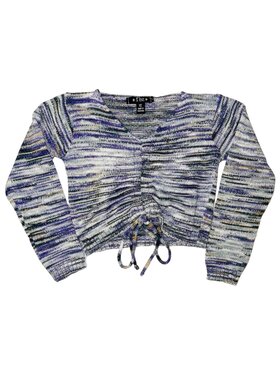 Flowers by Zoe Cinch Front Knit Sweater