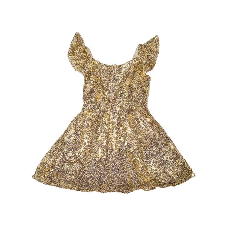 Flowers by Zoe Sequin Ruffle Dress