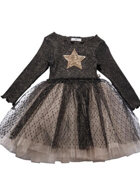 Petite Hailey Frill LS Tutu Dress
