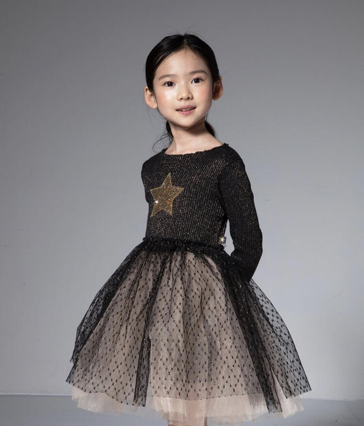 Petite Hailey Frill LS Tutu Dress