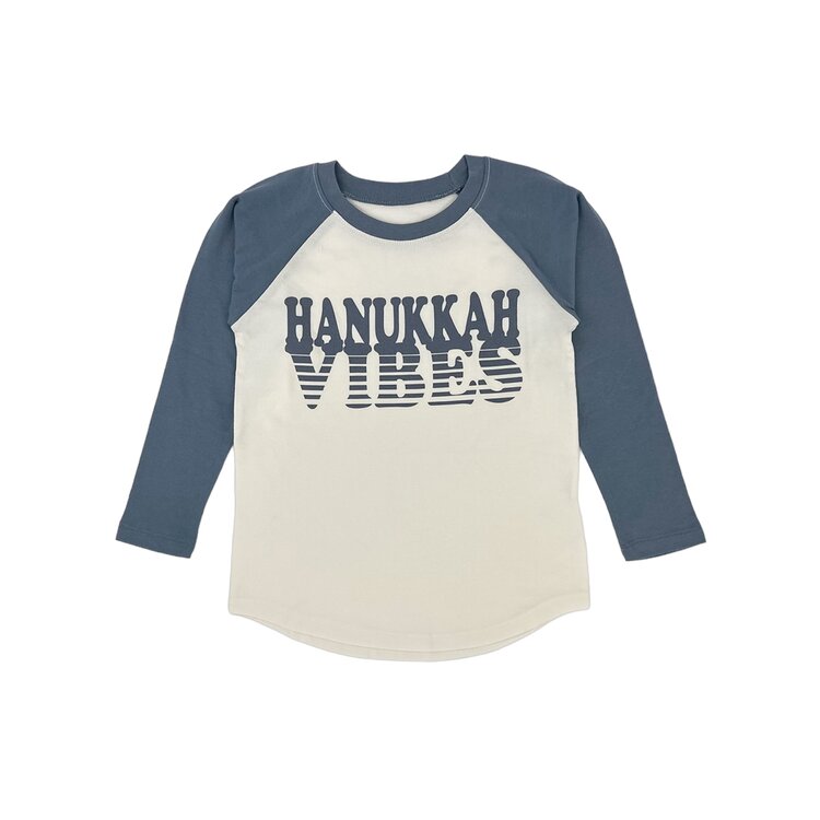 Tiny Whales Hanukkah Vibes Raglan Tee
