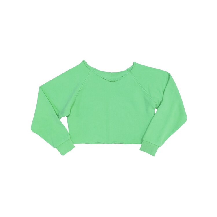 Katie J NYC Shane Off Shoulder Crop Pullover