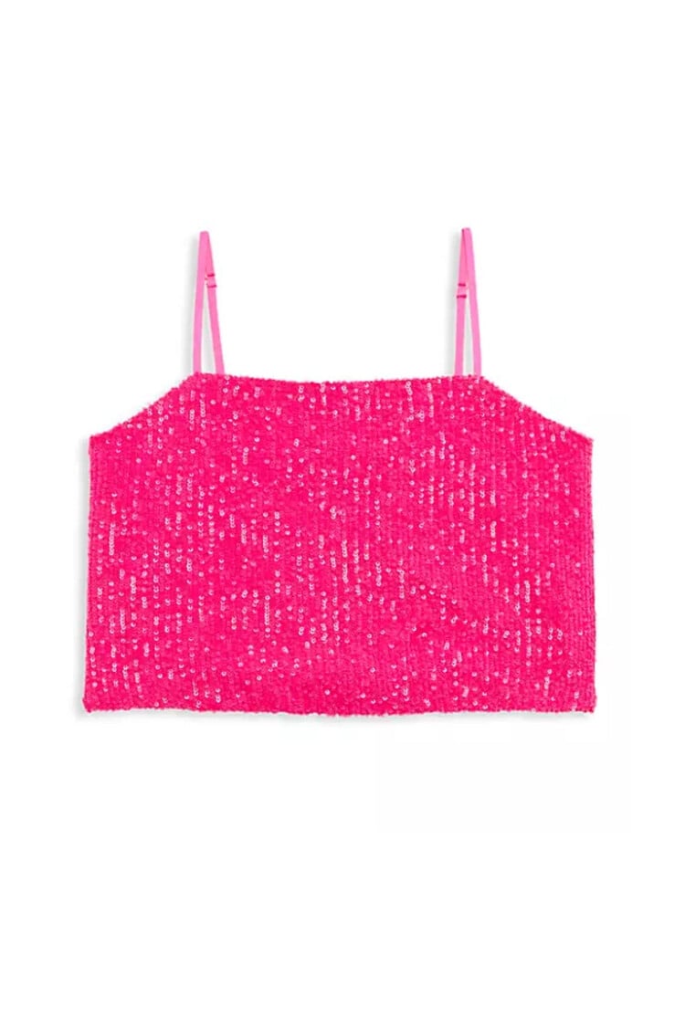 Katie J NYC Taylor Sequin Top