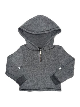 T2 Love Reverse Fleece Half Zip PO Hoodie