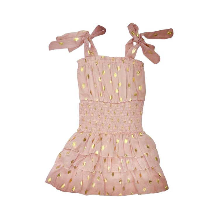 Flowers by Zoe Gold Dot Dress