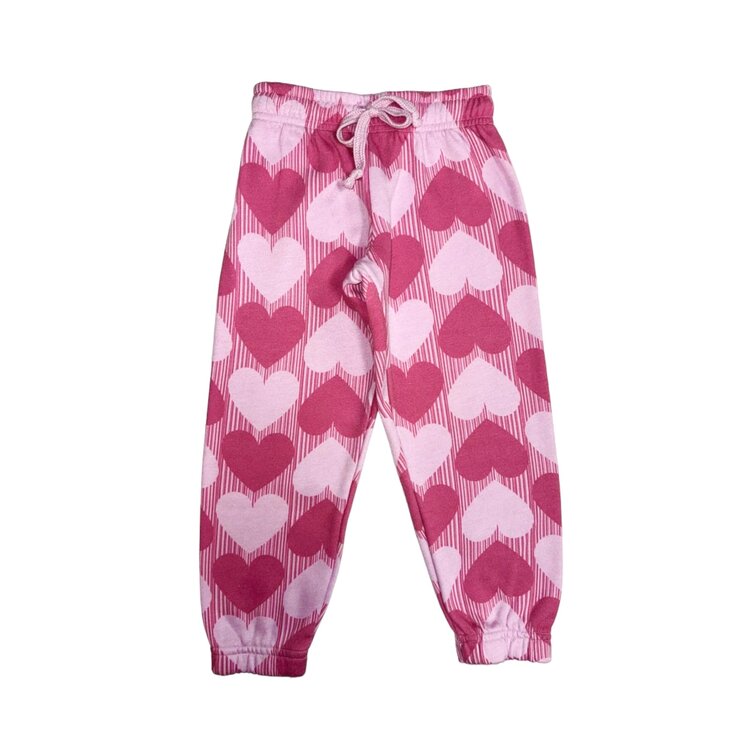 T2 Love Hearts Print Jogger