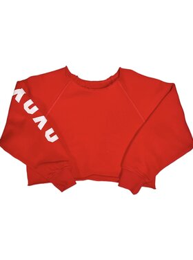 Katie J NYC Shane XO Off Shoulder Crop Pullover
