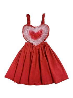 Swiss Dot Heart Dress