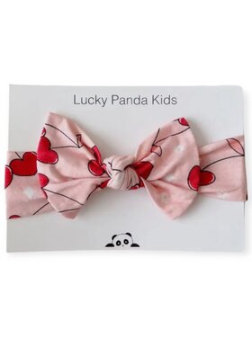 Lucky Panda Kids Cherry Heart Infant Headband