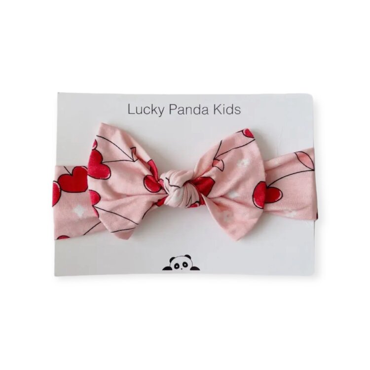 Lucky Panda Kids Cherry Heart Infant Headband