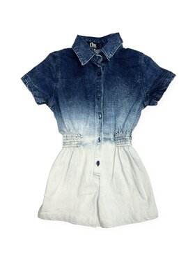 Flowers by Zoe Ombre Denim Romper