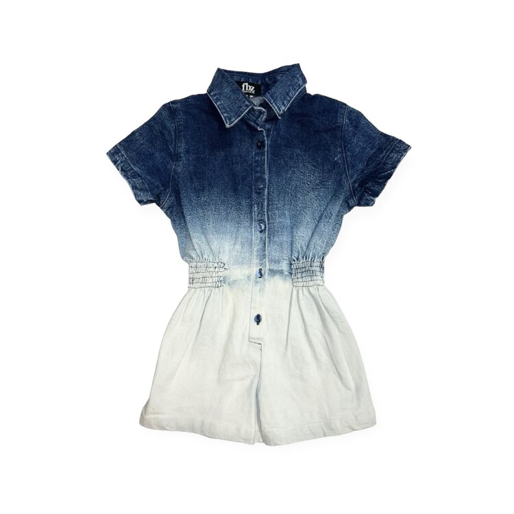 Flowers by Zoe Ombre Denim Romper