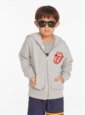 Chaser Rolling Stones Script Logo Zip Hoodie