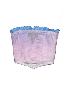 Flowers by Zoe Ombre Gauze Bandeau Top