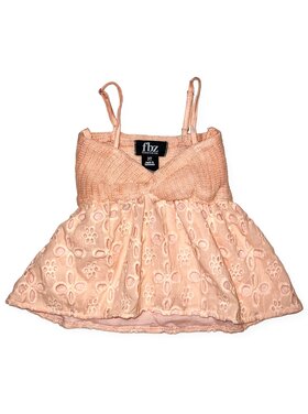 Flowers by Zoe Peach Eyelet Cami