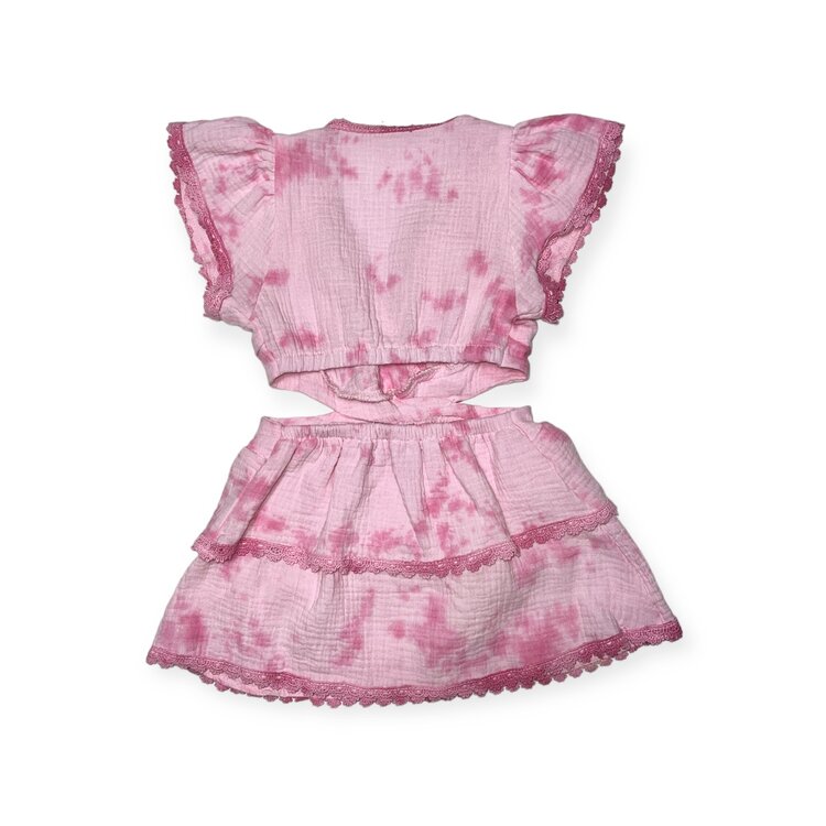 Flowers by Zoe Crystal Wash Open Side & Back Dress