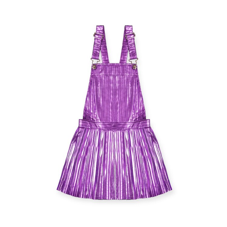 Mia New York Pleated Overall Dress