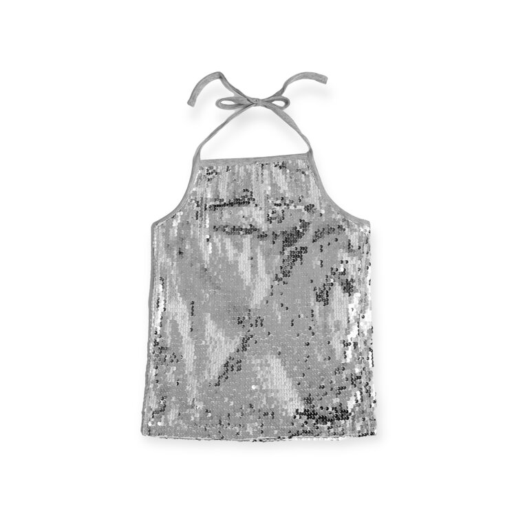 Mia New York Sequin Halter Top