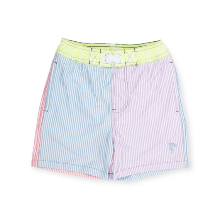 Shade Critters Seersucker Swim Shorts