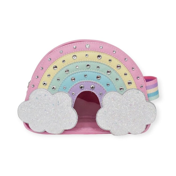OMG Accessories Rainbow Clear Pouch