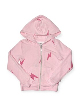 T2 Love Bolt Hooded Zip Up Jacket