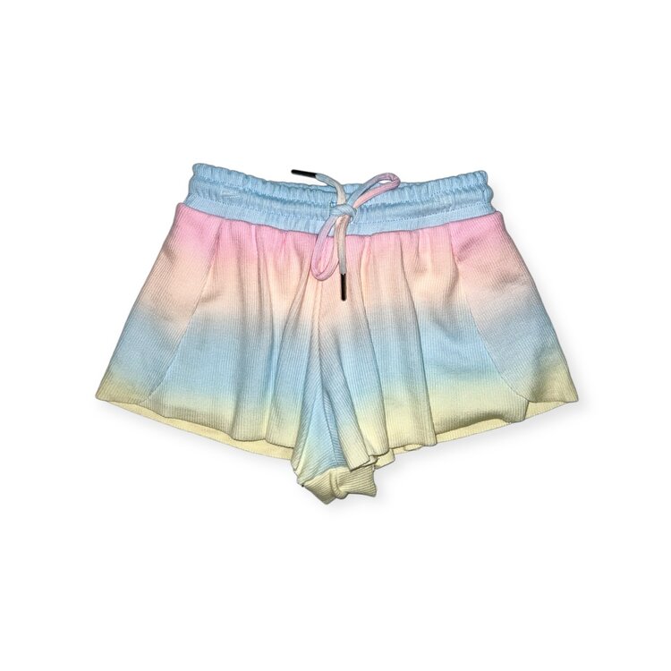 Flowers by Zoe Pastel Ombre Flutter Short