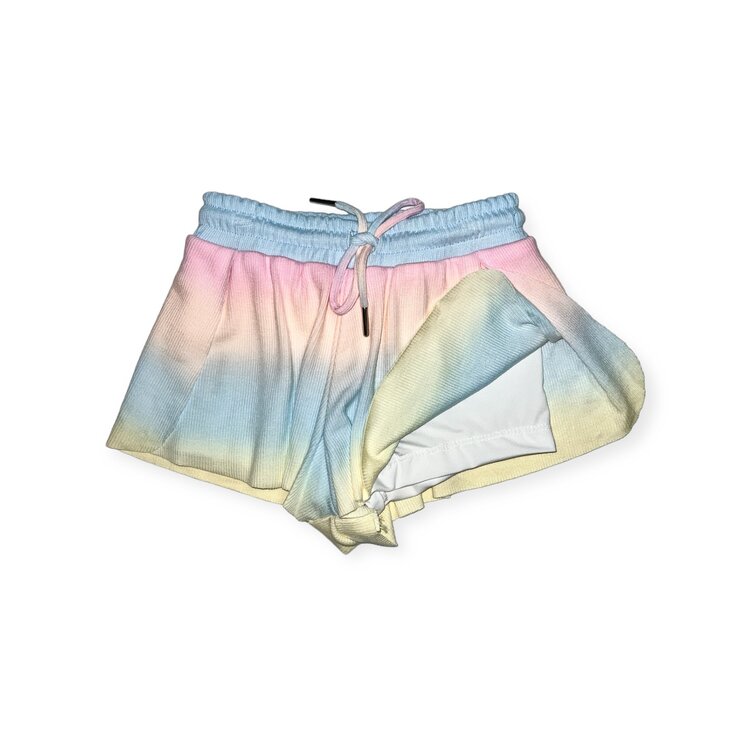 Flowers by Zoe Pastel Ombre Flutter Short