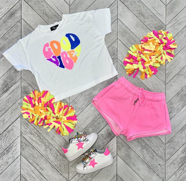 Flowers by Zoe Solid Fleece Short