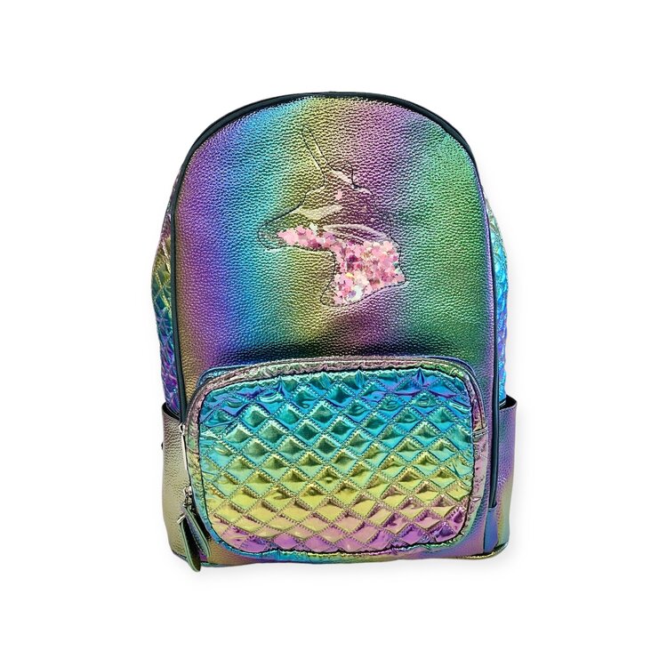 Bari Lynn Confetti Unicorn Backpack