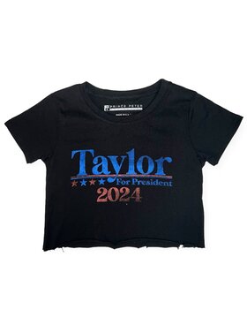 Prince Peter Taylor For President Crop Tee