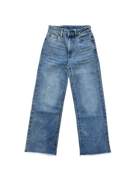 Tractr Wide Leg Straight Jean
