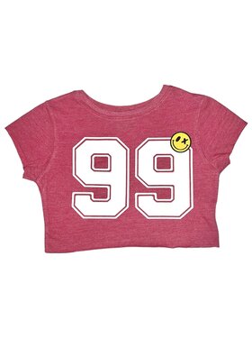 Love Junkie 99 Smiles Crop Boyfriend Tee (4-6)
