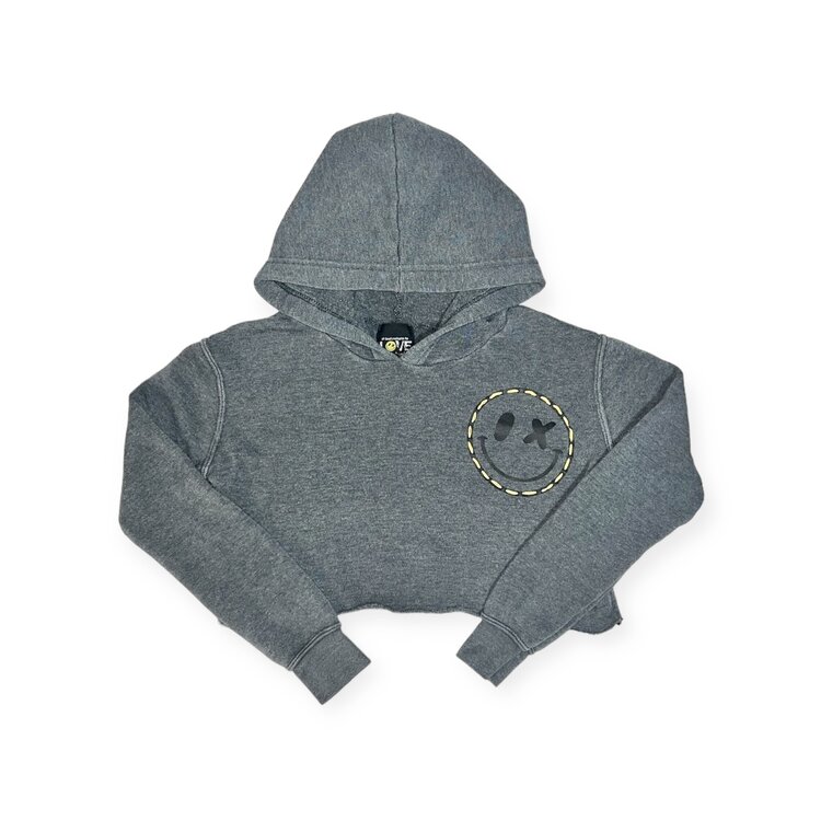 Love Junkie Crop Stitch Hoodie (4-6)