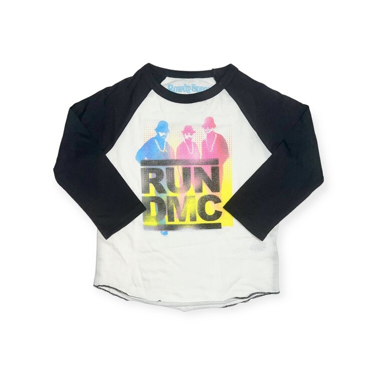 Rowdy Sprout RUN DMC Graffiti LS Raglan