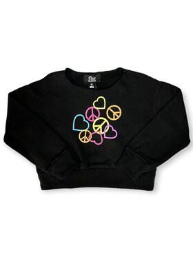 Flowers by Zoe Hearts Peace Sweatshirt