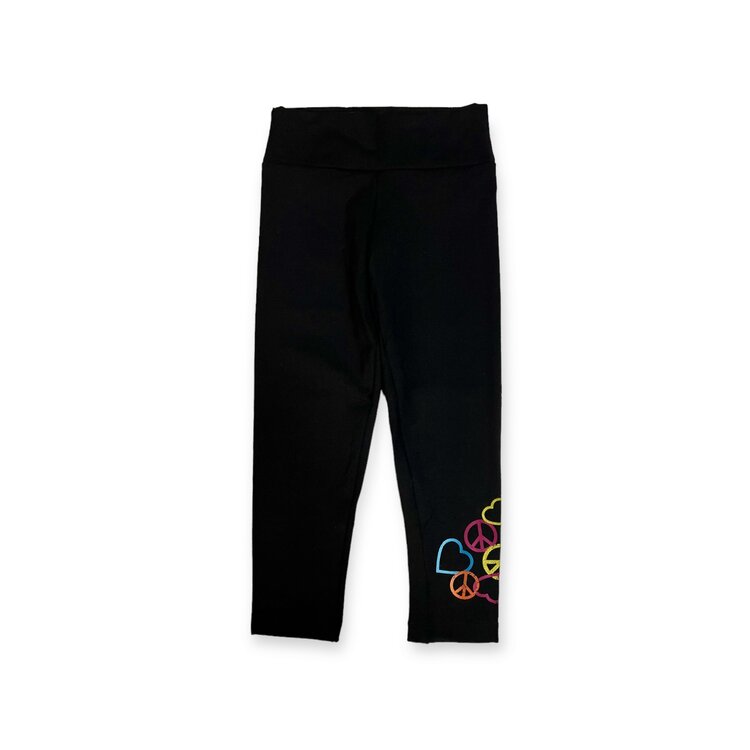 Flowers by Zoe Hearts Peace Leggings