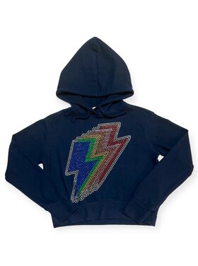 Sparkle by Stoopher Layered Bolt Hacci Pullover