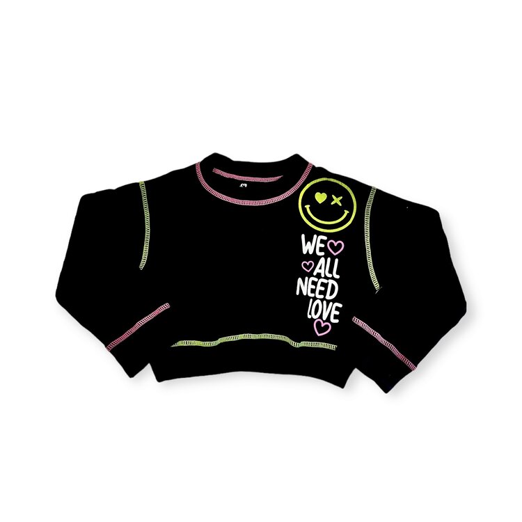 Flowers by Zoe We All Need Love Sweatshirt