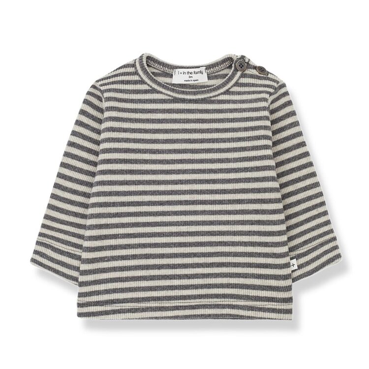 1+ In The Family Magali Stripe LS Tee