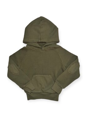 Californian Vintage Waffle Solid Hoodie