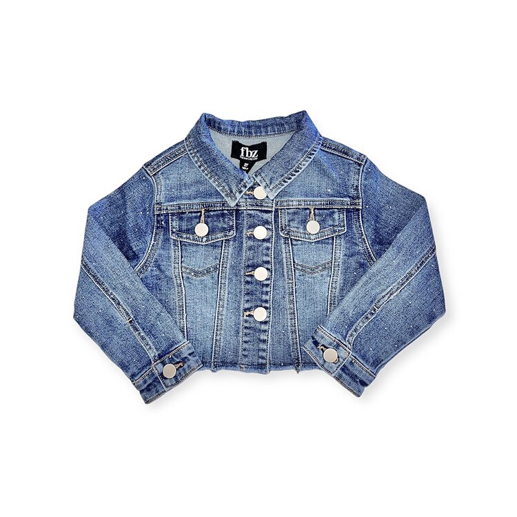 Flowers by Zoe Crystal Denim Jacket