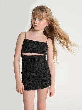 THEME Liv Sparkle Reversible Mesh Dress