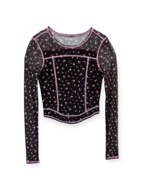 Katie J NYC Romi Mesh Top