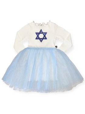 Petite Hailey Holiday Star Tutu Dress