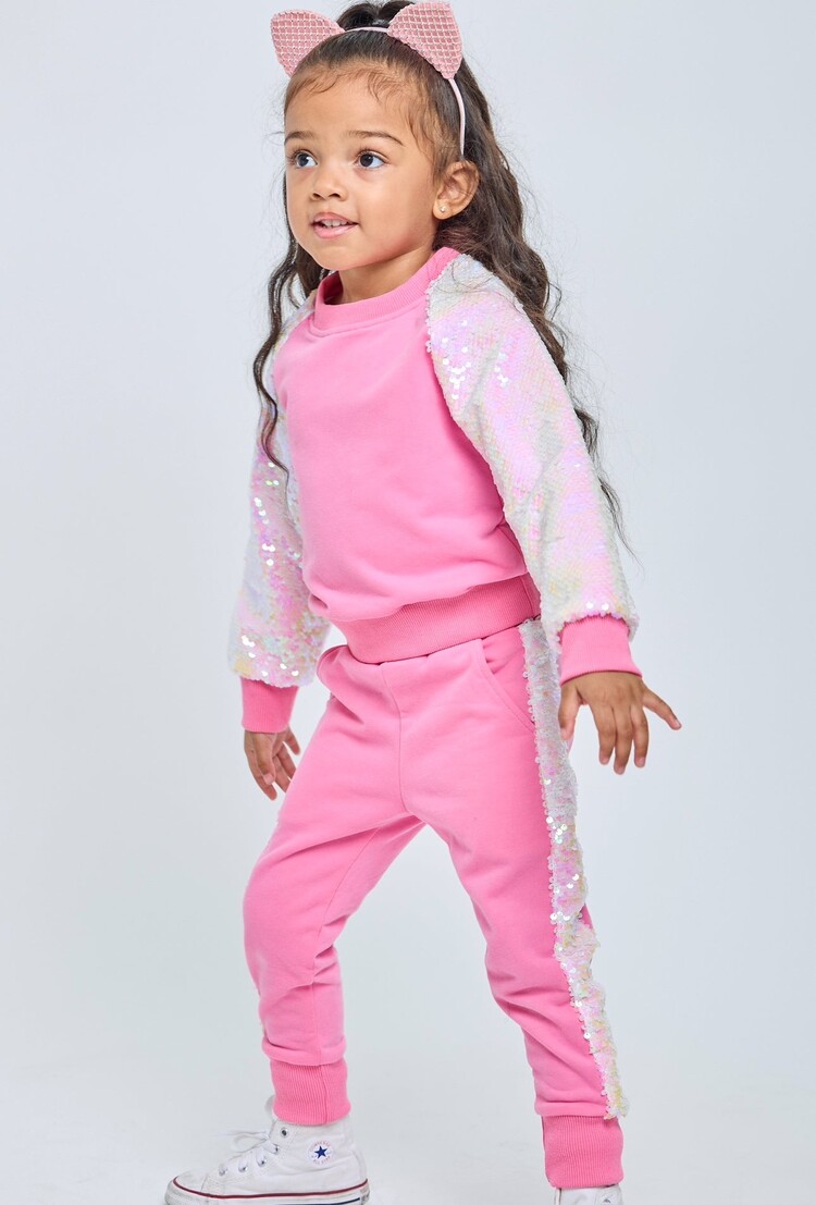 Dollfaced Kids Sporty Spice Sequin Set