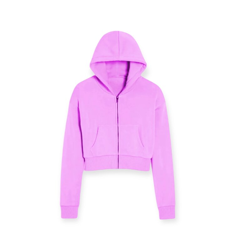 Katie J NYC Dylan Crop Zip Up