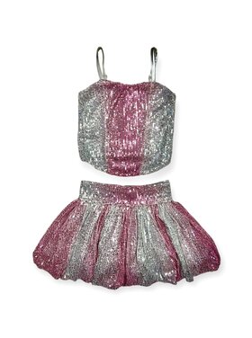 Flowers by Zoe Sequin Bubble Skirt Set