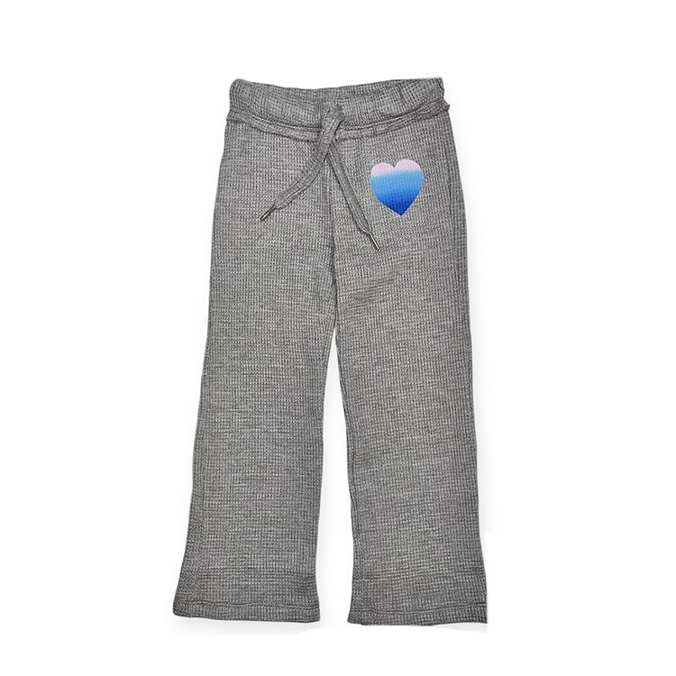 Flowers by Zoe Heart Waffle Flare Jogger