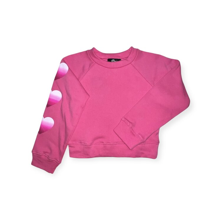 Flowers by Zoe Ombre Hearts Sweatshirt